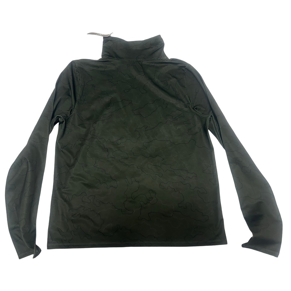 Under Armour Mens ColdGear Funnel Neck Camo Long Sleeve Top Green 1375832 Large - Picture 2 of 5